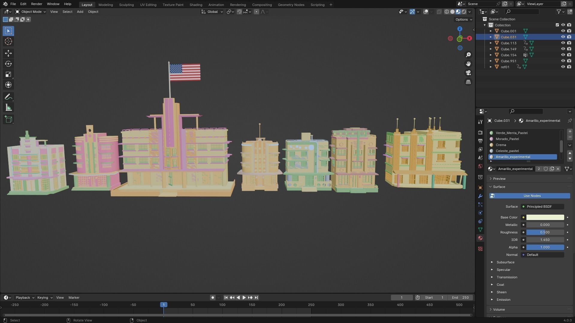 Miami City 3D model_12