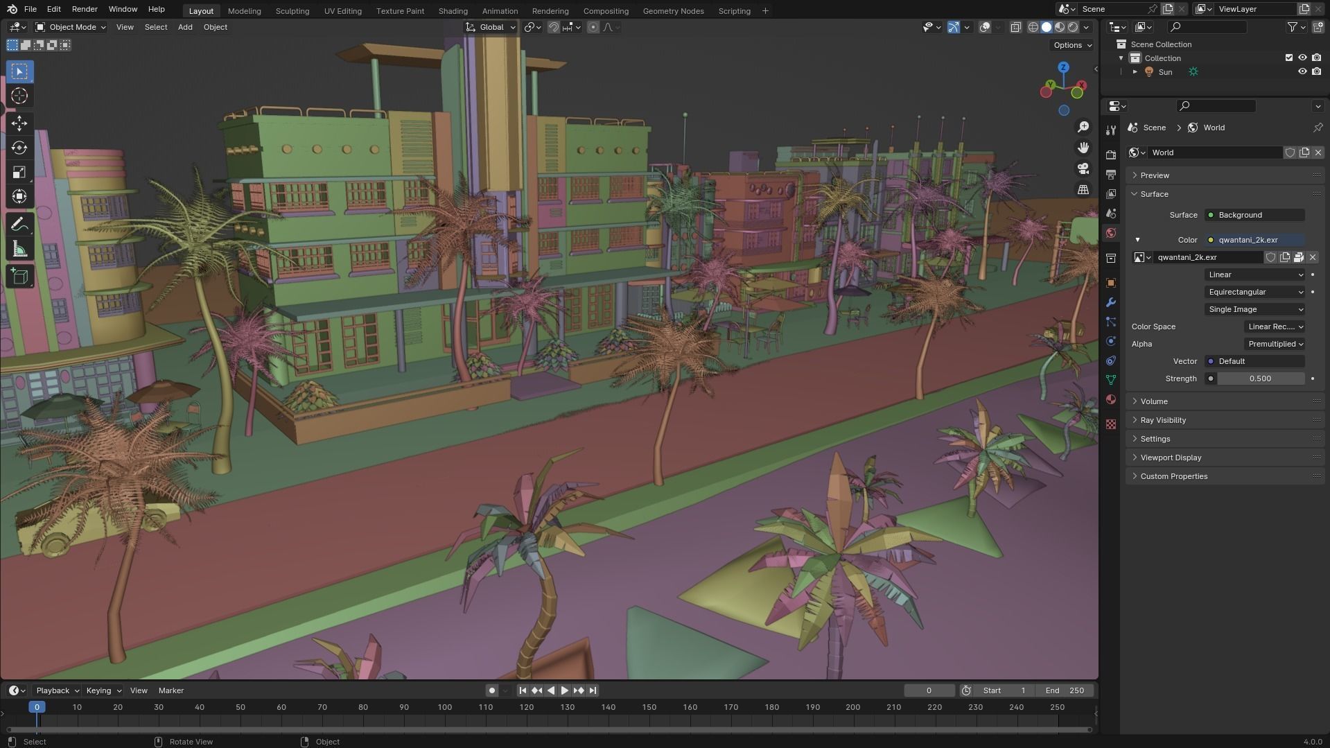 Miami City 3D model_29