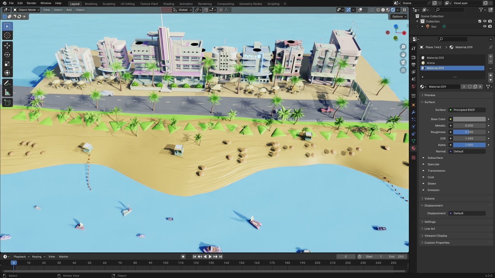 Miami City 3D model_21