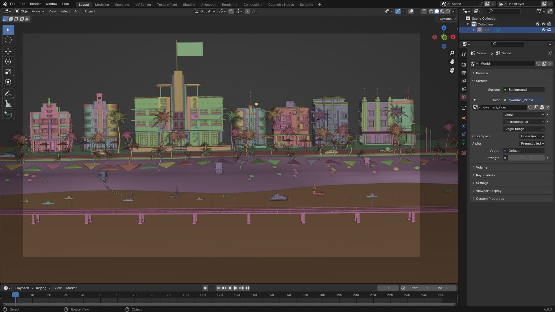 Miami City 3D model_33