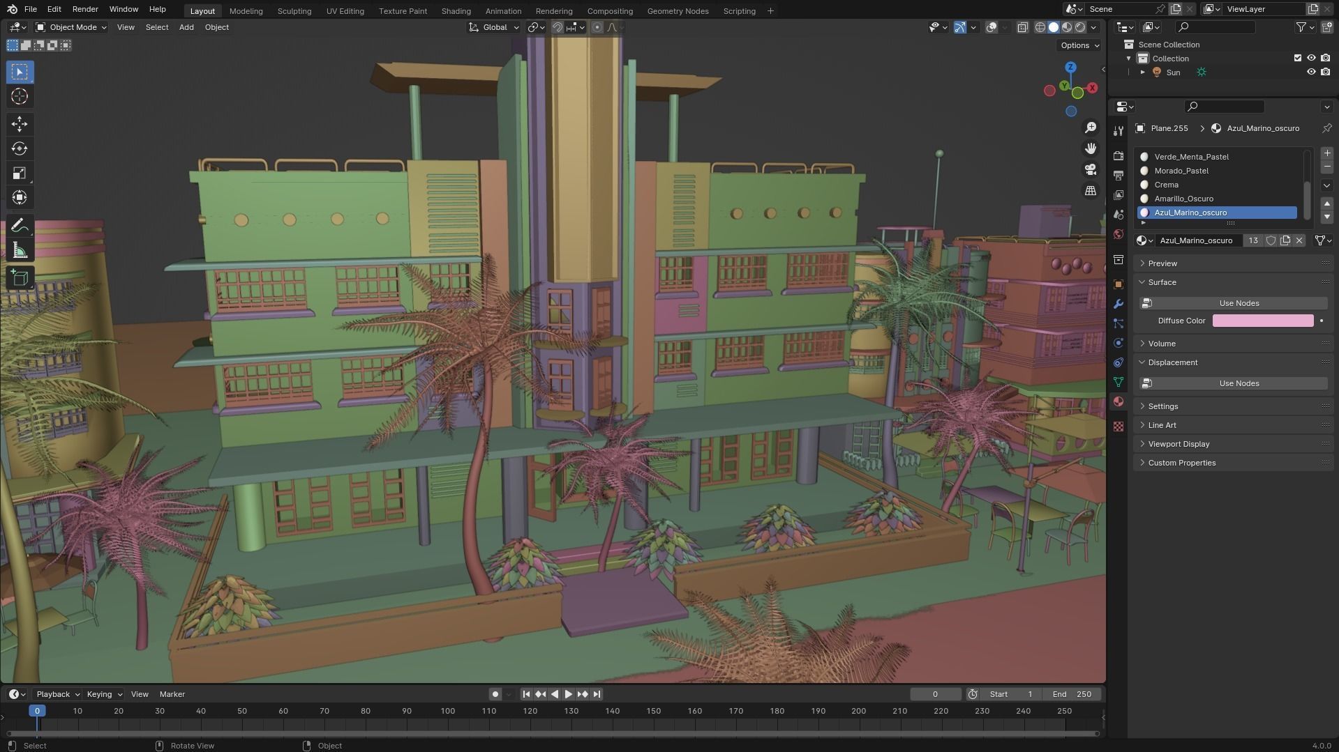 Miami City 3D model_17