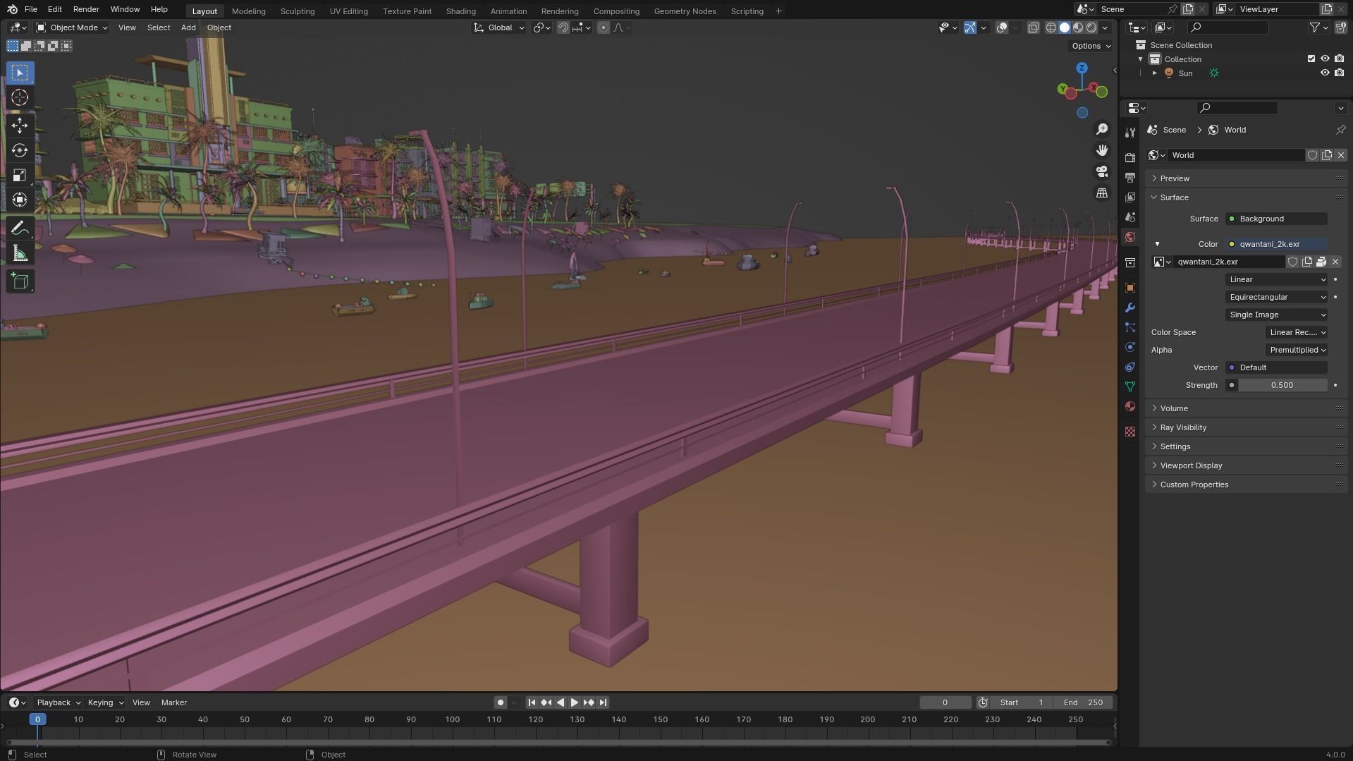 Miami City 3D model_10