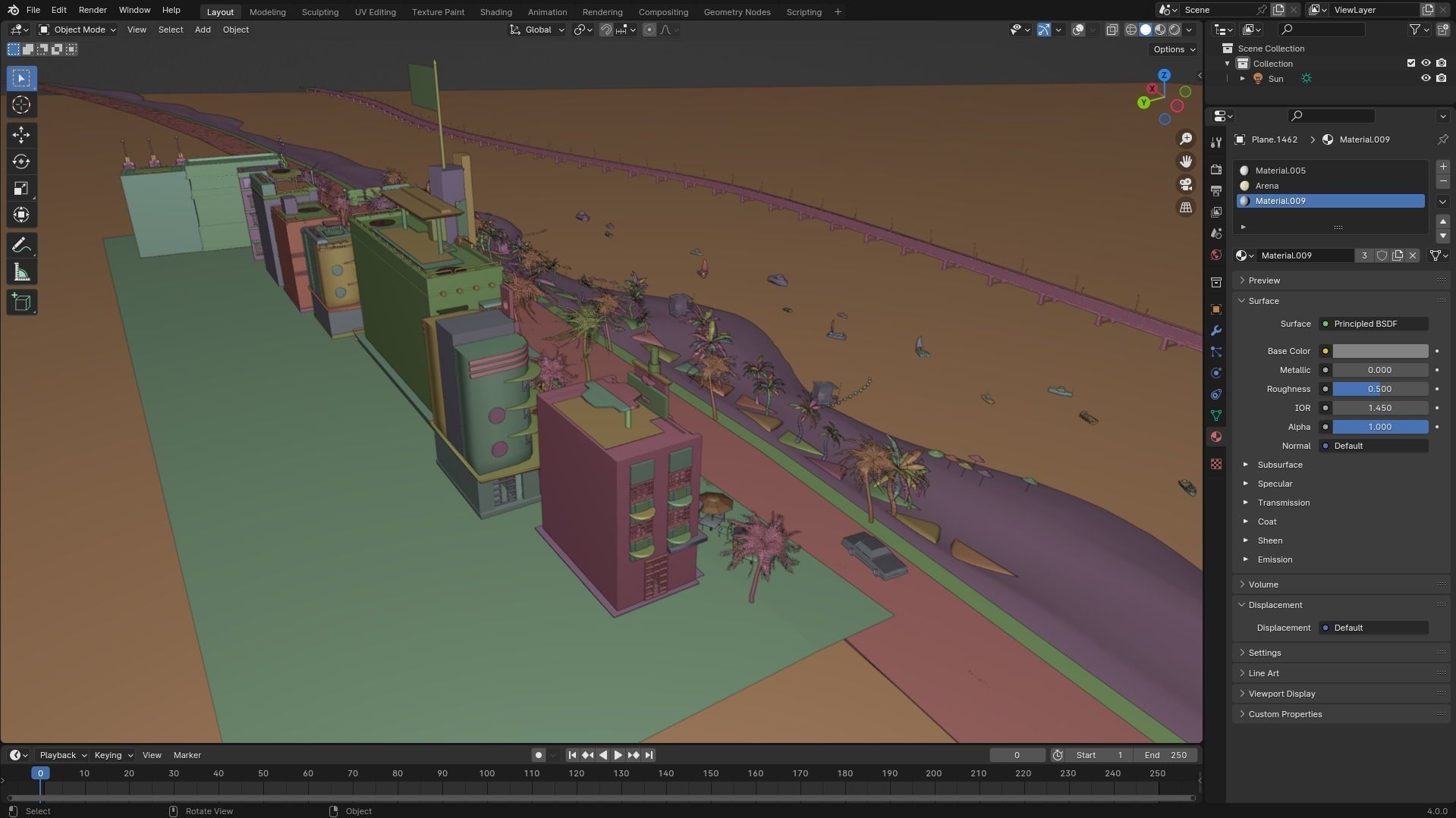 Miami City 3D model_31