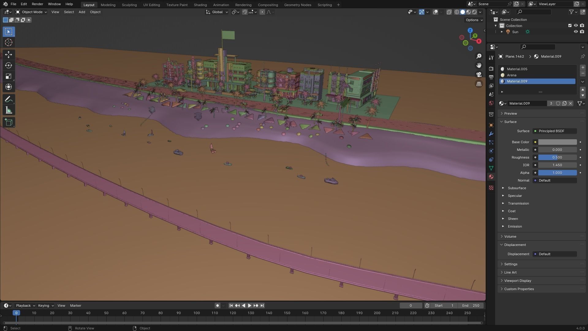 Miami City 3D model_32