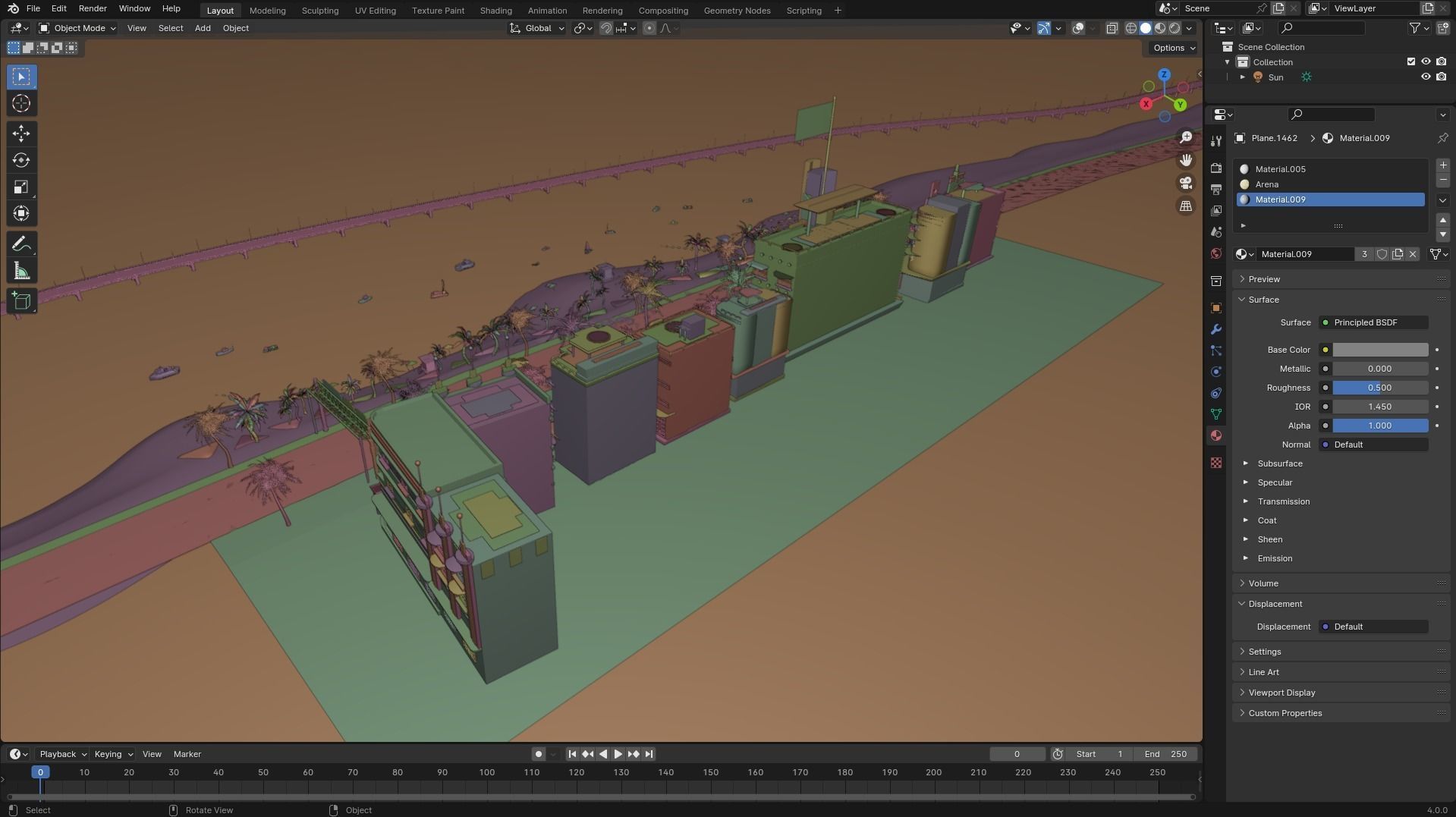 Miami City 3D model_5