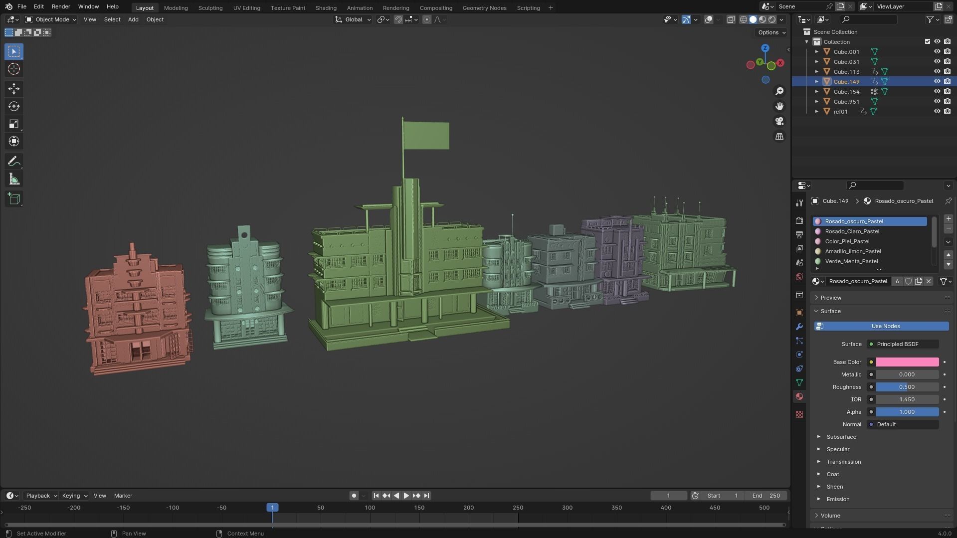 Miami City 3D model_34