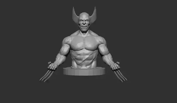 Wolverine printable 3D print model 3D print model