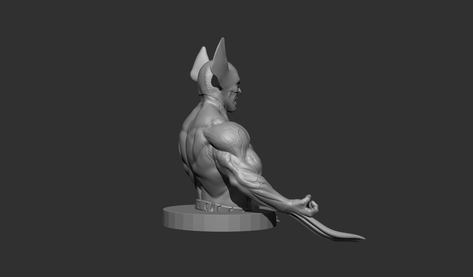 Wolverine printable 3D print model 3D print model_2