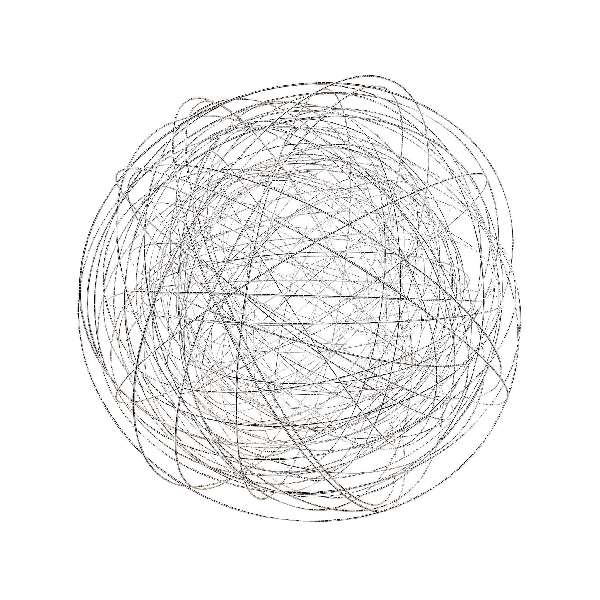 Abstract Sphere Ball v5 002 3D model_4