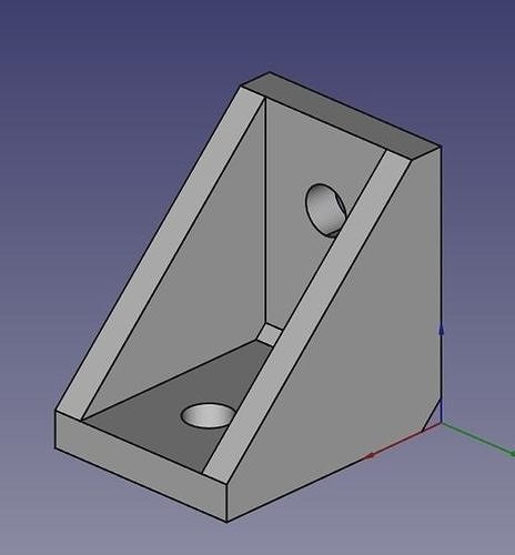 Furniture Construction Bracket Free 3D print model
