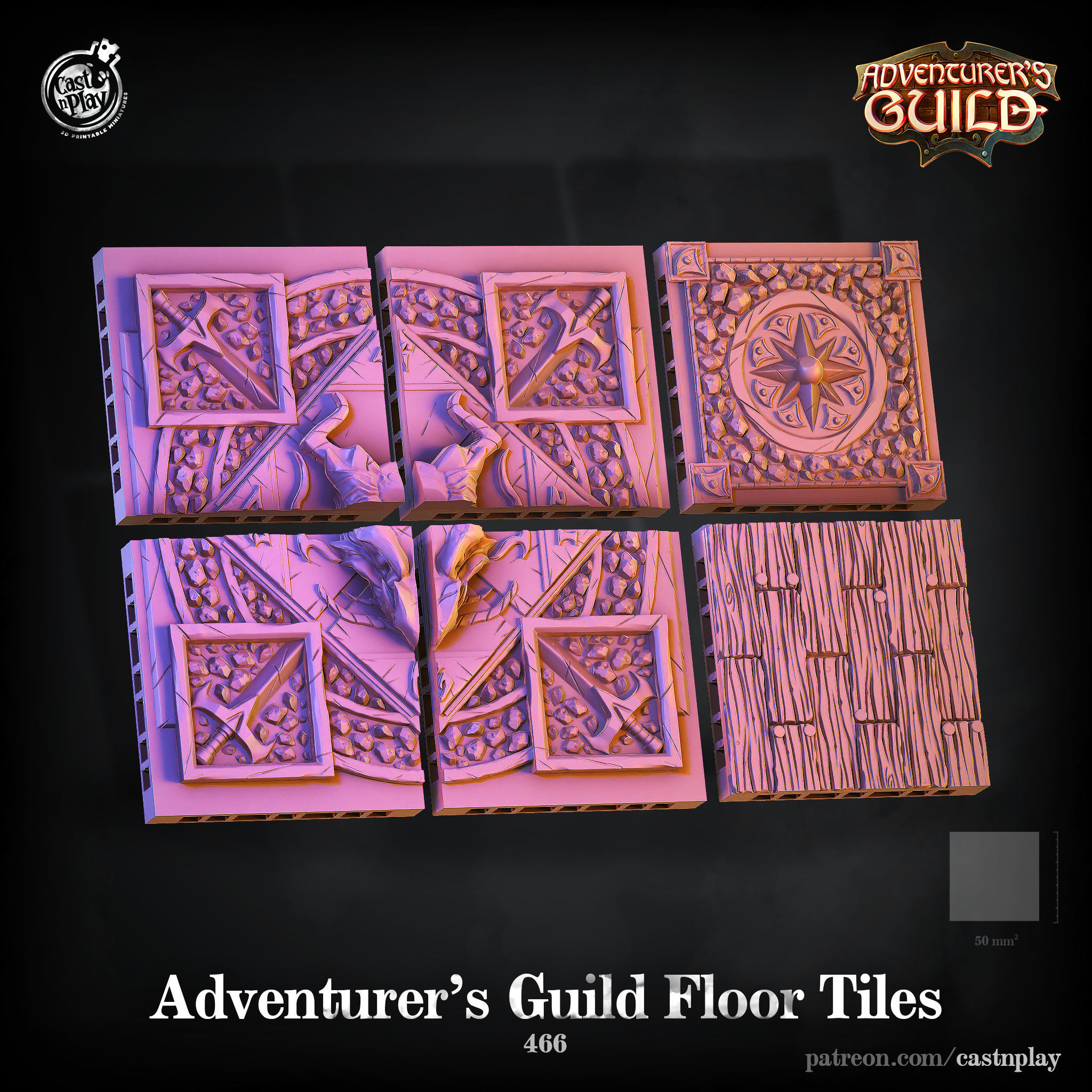 Adventurer Guild 3D Prints STL File 3D print model_10
