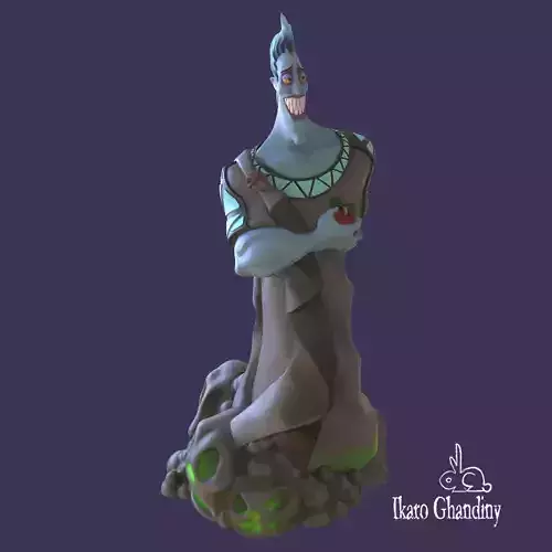 Hades statue of disney villain 3D print model