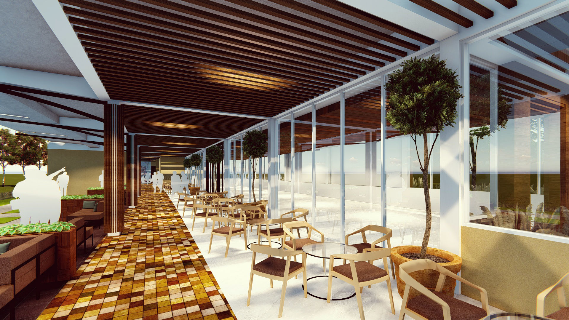 driving range golf 3D model_1