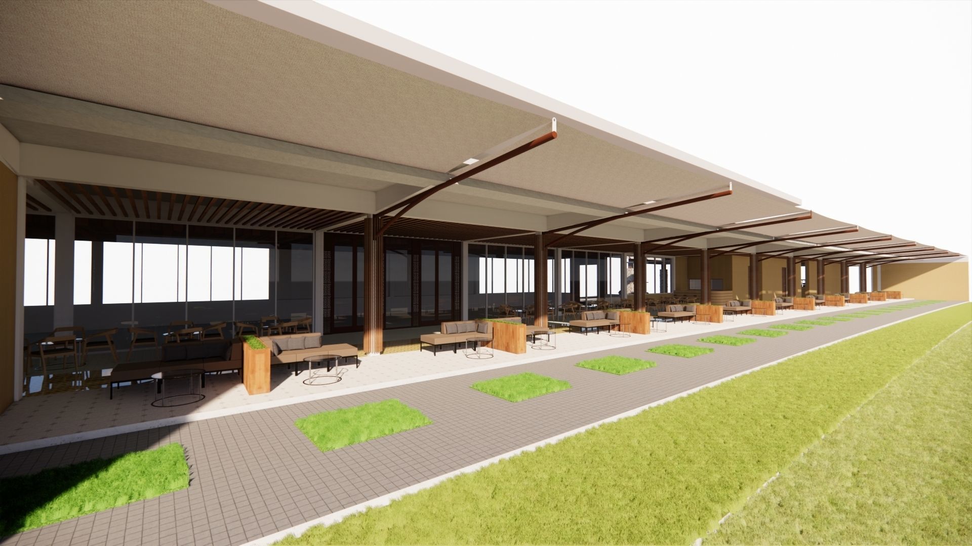 driving range golf 3D model_10