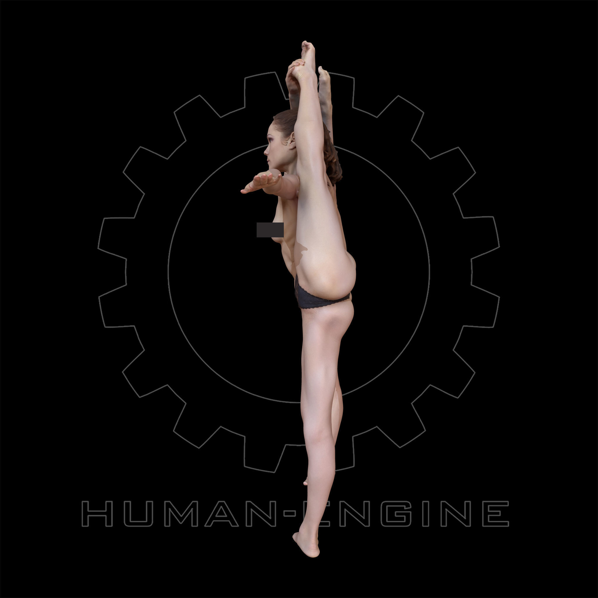 Female Scan - Sylph Ballet Poses 32-33 3D model_15