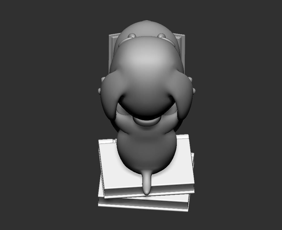 Snoopy Reader Decor 3D print model_19