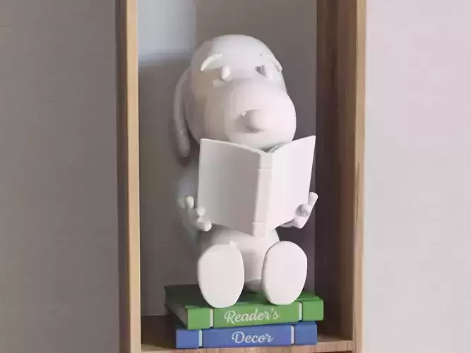 Snoopy Reader Decor
