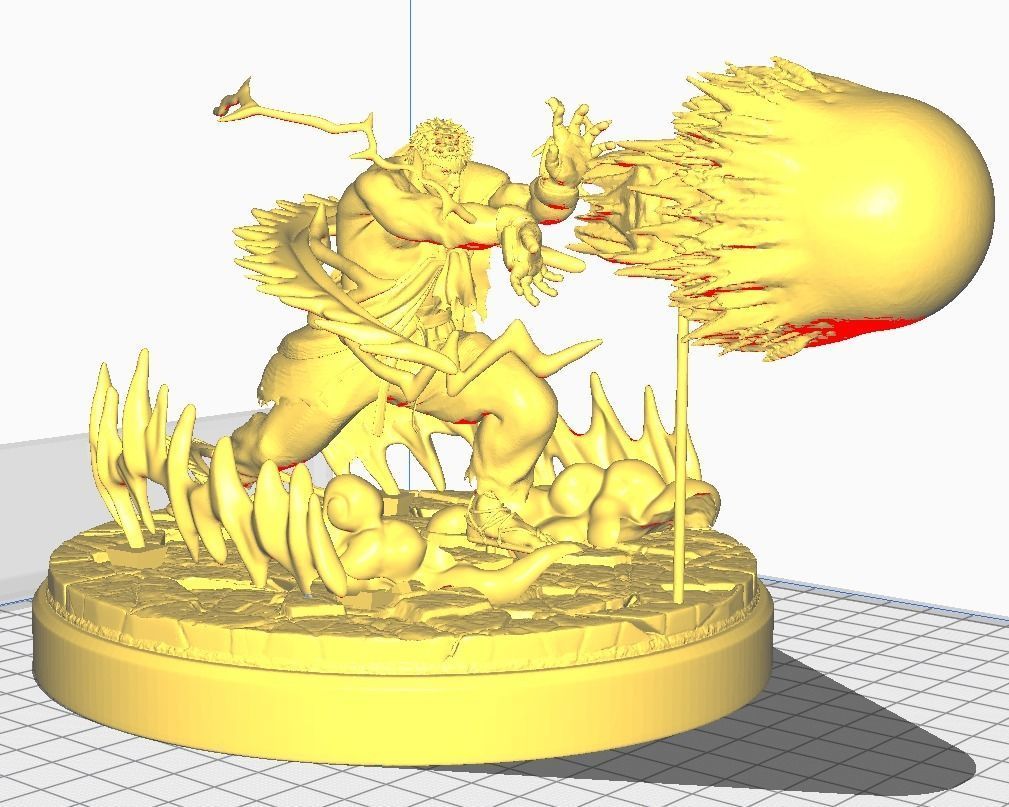 Ryu Street Fighter 6 Hadouken 3D print model_1