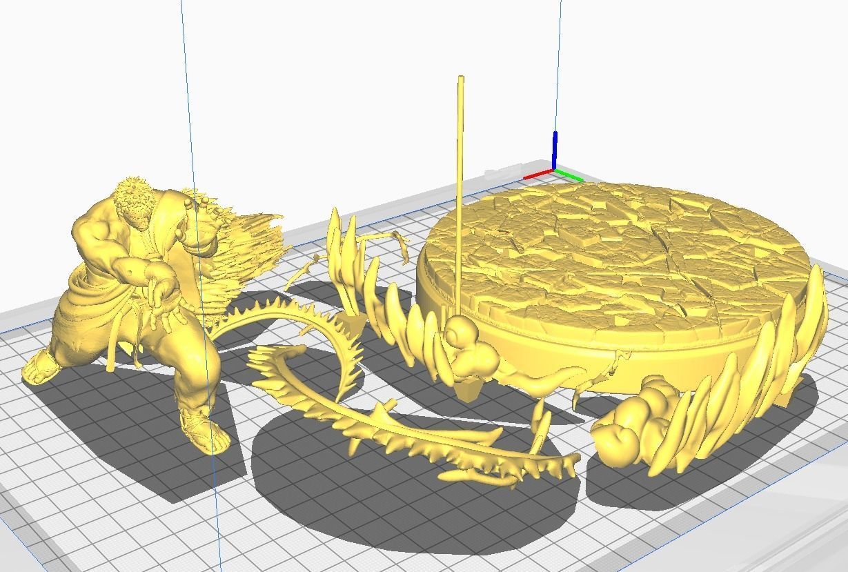 Ryu Street Fighter 6 Hadouken 3D print model_22