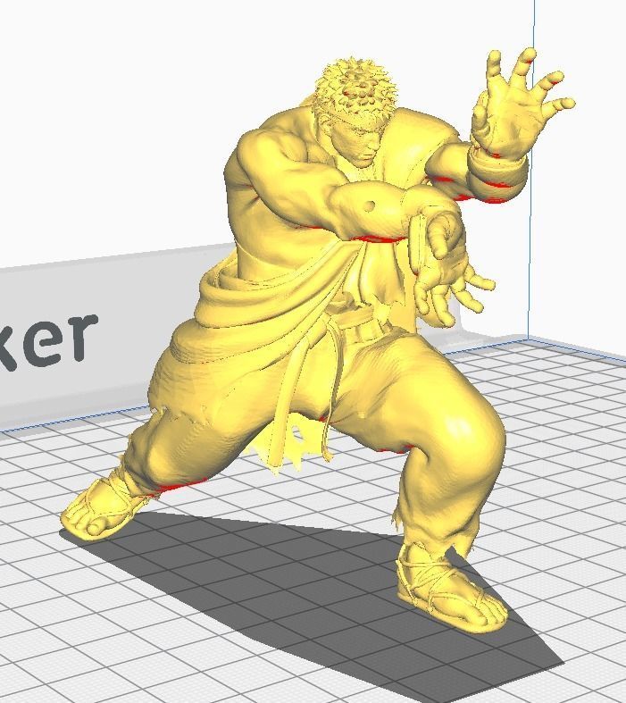 Ryu Street Fighter 6 Hadouken 3D print model_7