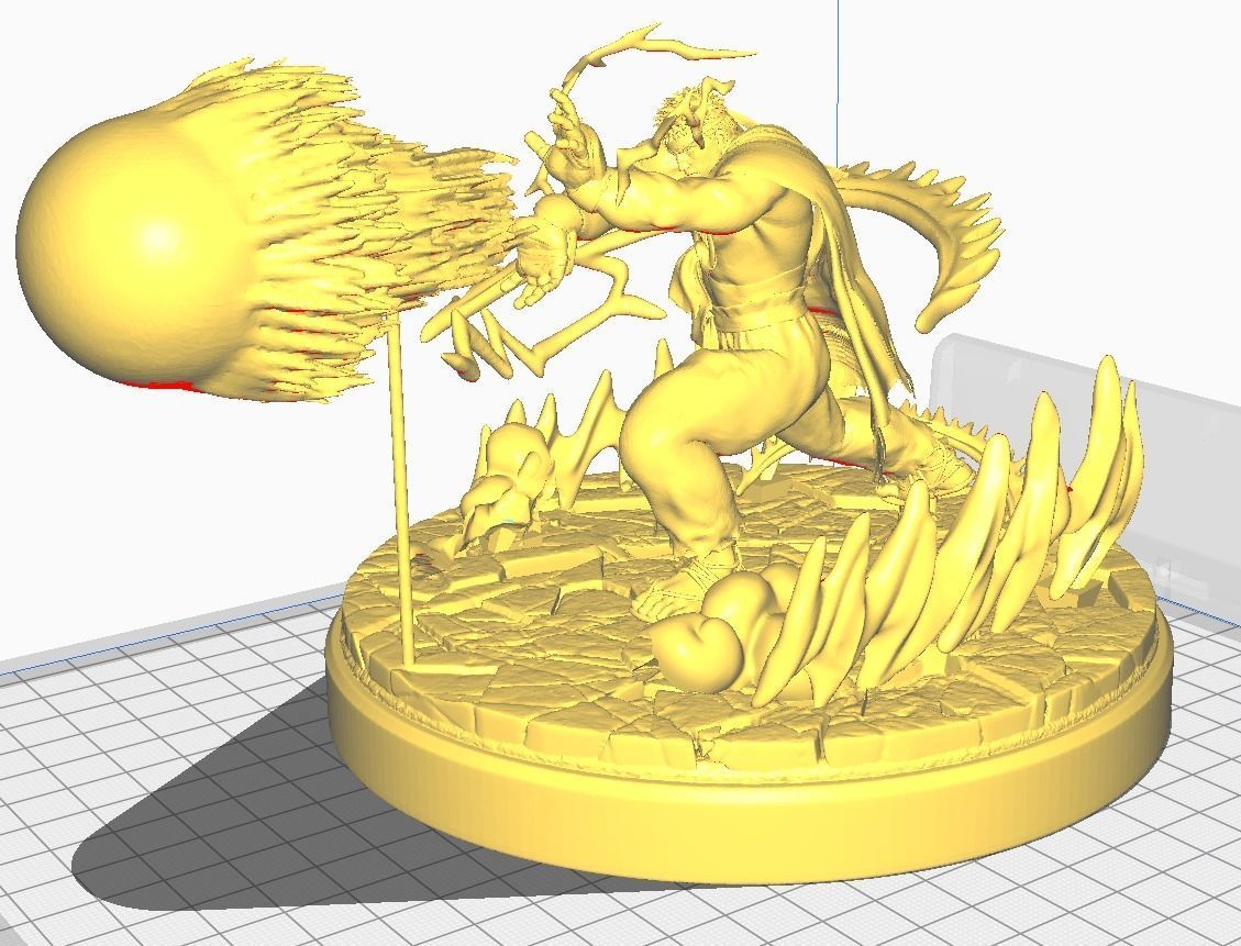 Ryu Street Fighter 6 Hadouken 3D print model_3