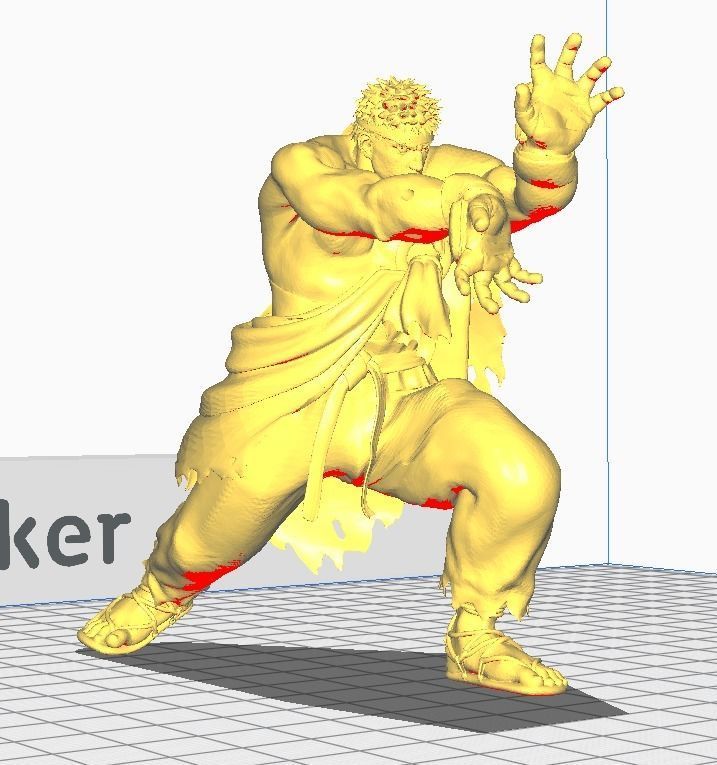 Ryu Street Fighter 6 Hadouken 3D print model_10
