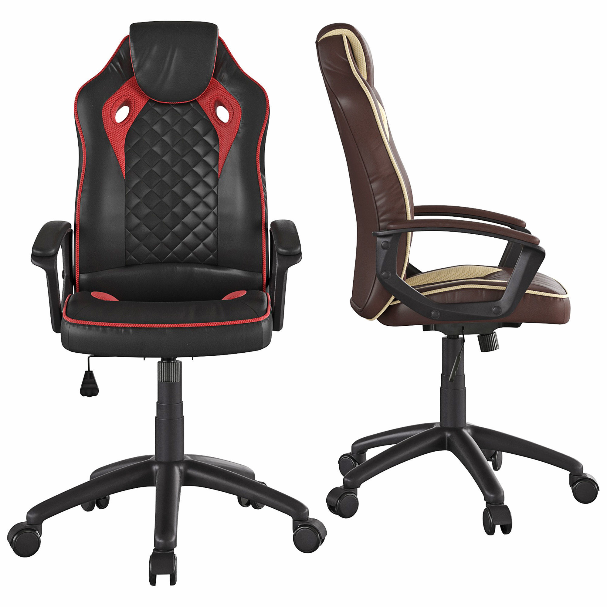 Raid computer chair 3D model_1