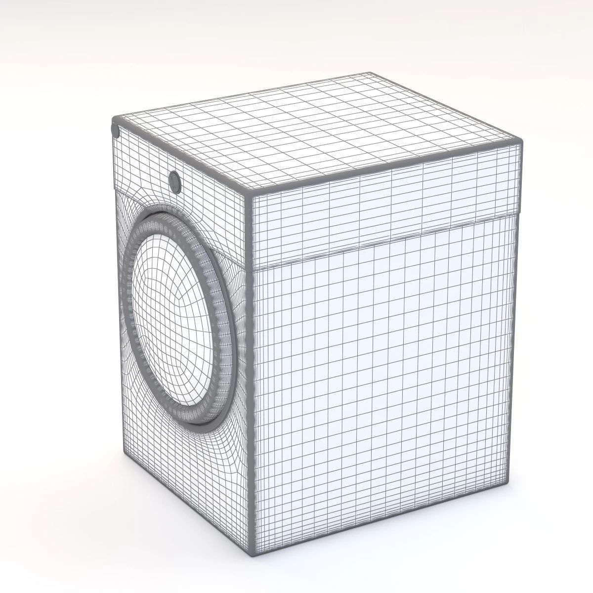 Electric Dryer Machine 3D model_6