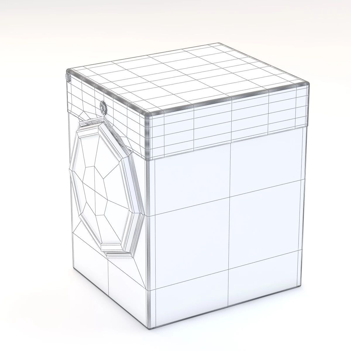 Electric Dryer Machine 3D model_7