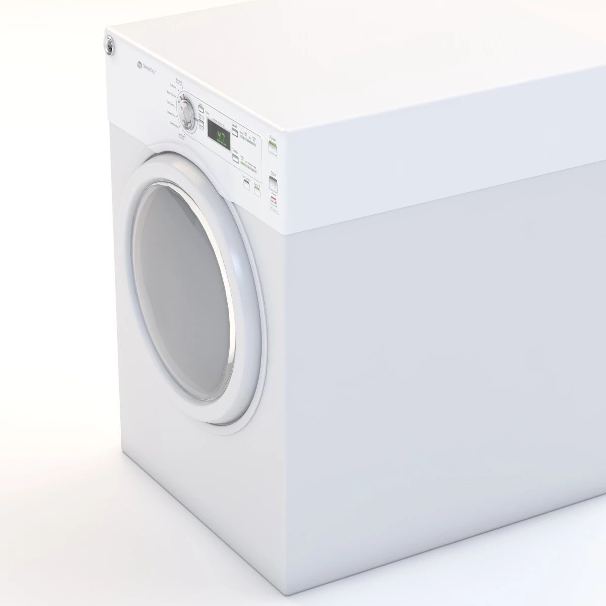 Electric Dryer Machine 3D model_3