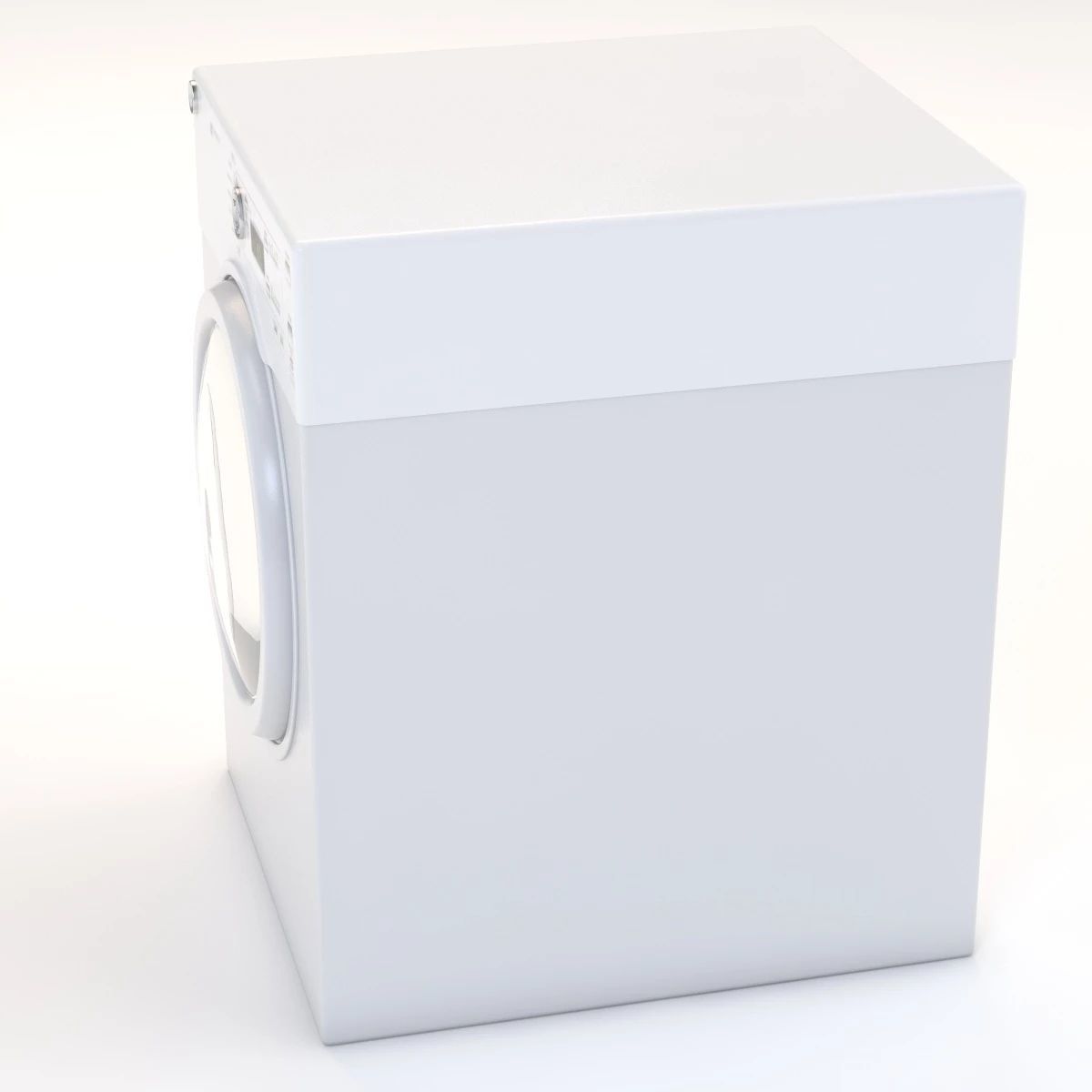 Electric Dryer Machine 3D model_1