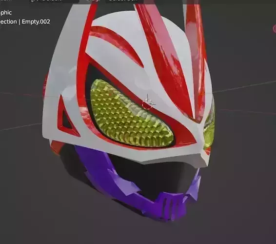 Kamen rider Geats Zombie form JAW PART ONLY 3D printable 3D print model