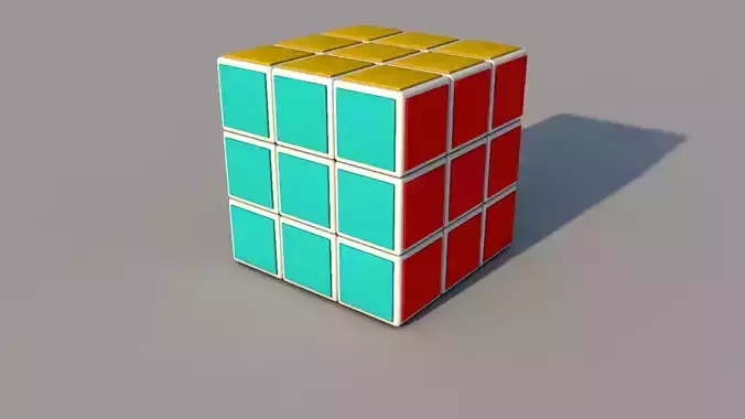 RUBIK CUBE Free 3D model