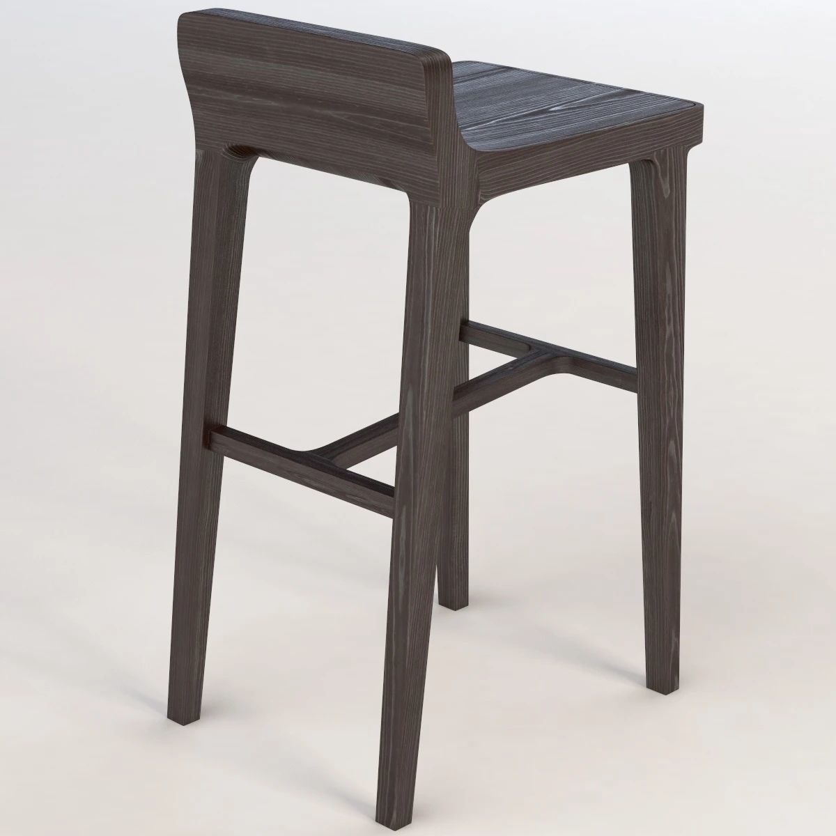 Emea Low Back Counter Stool 3D model_1