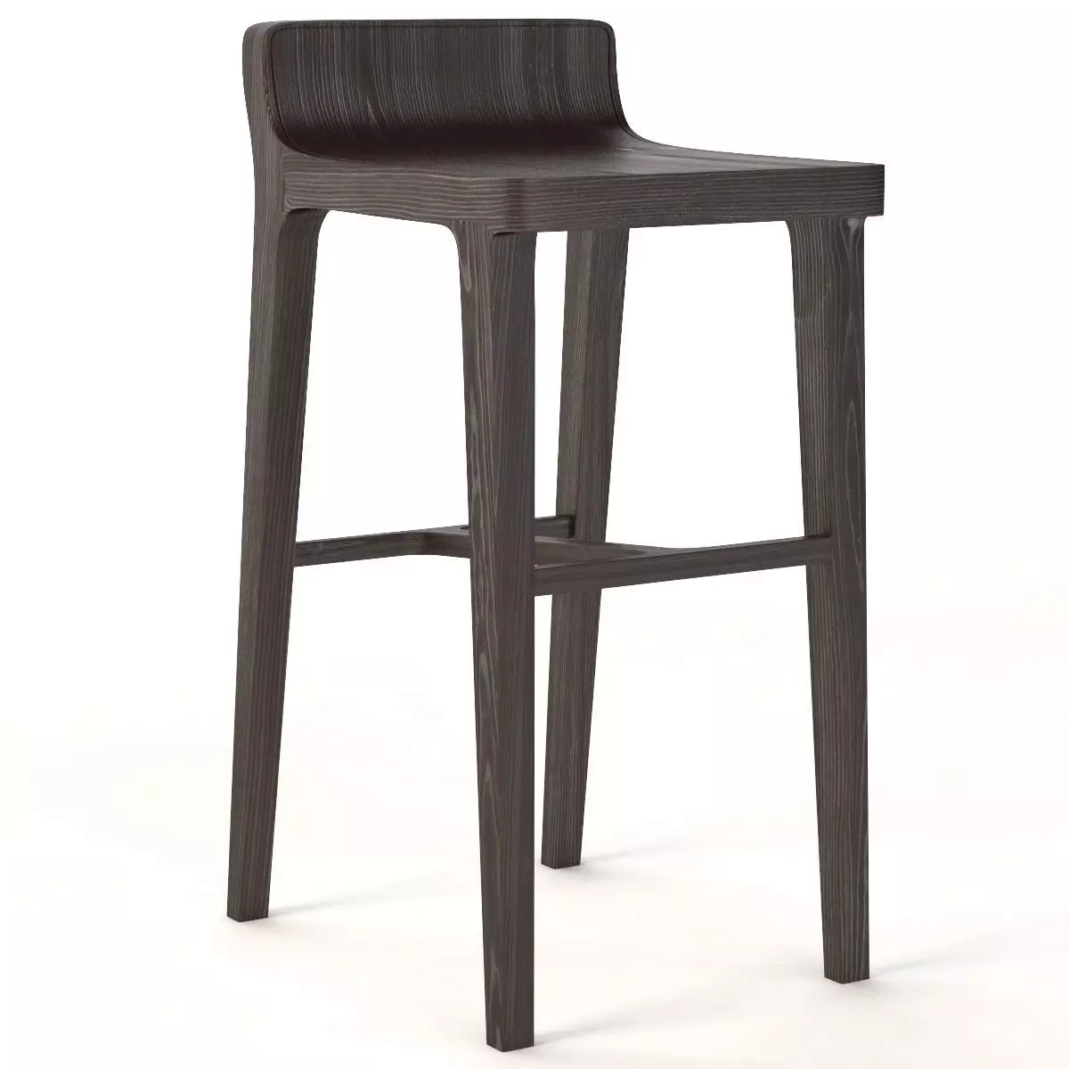 Emea Low Back Counter Stool 3D model_0