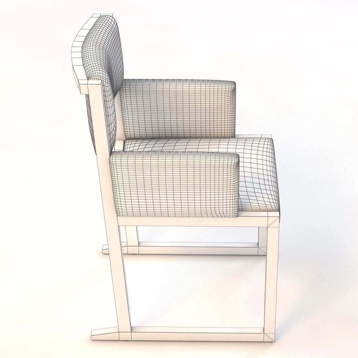  Emily Arm Dining Chair 3D model_4