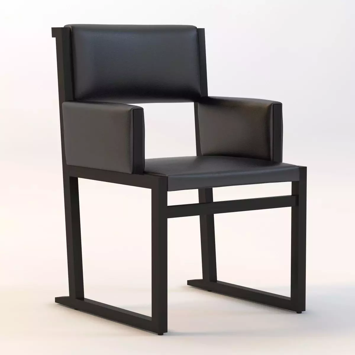  Emily Arm Dining Chair 3D model_0