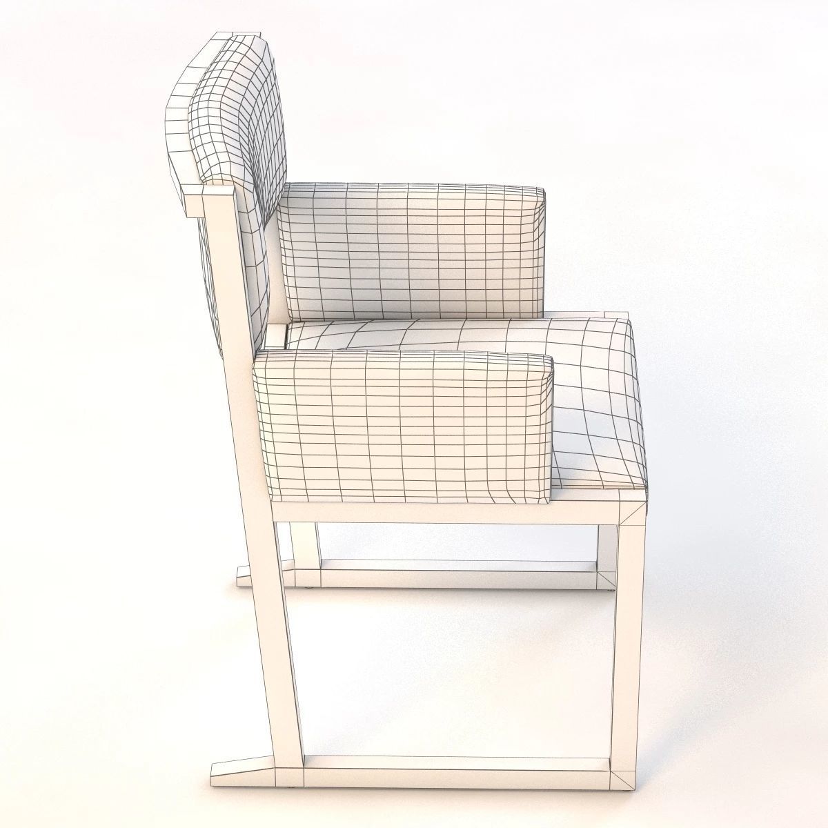  Emily Arm Dining Chair 3D model_5