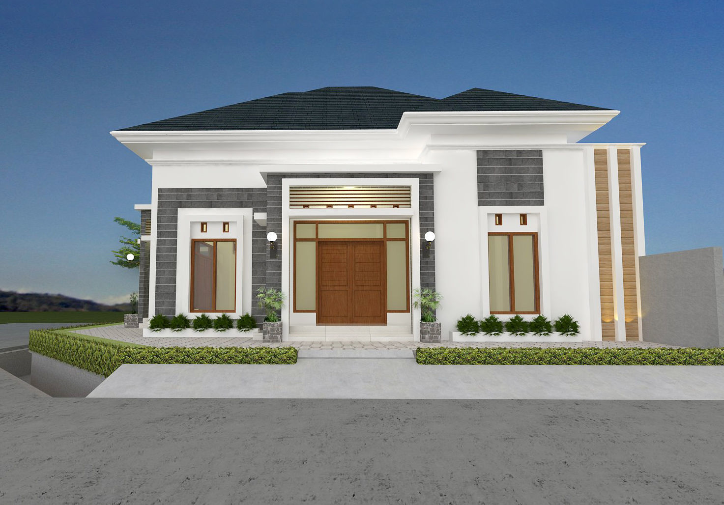 design house and shop drwaing autocad 3D model_3