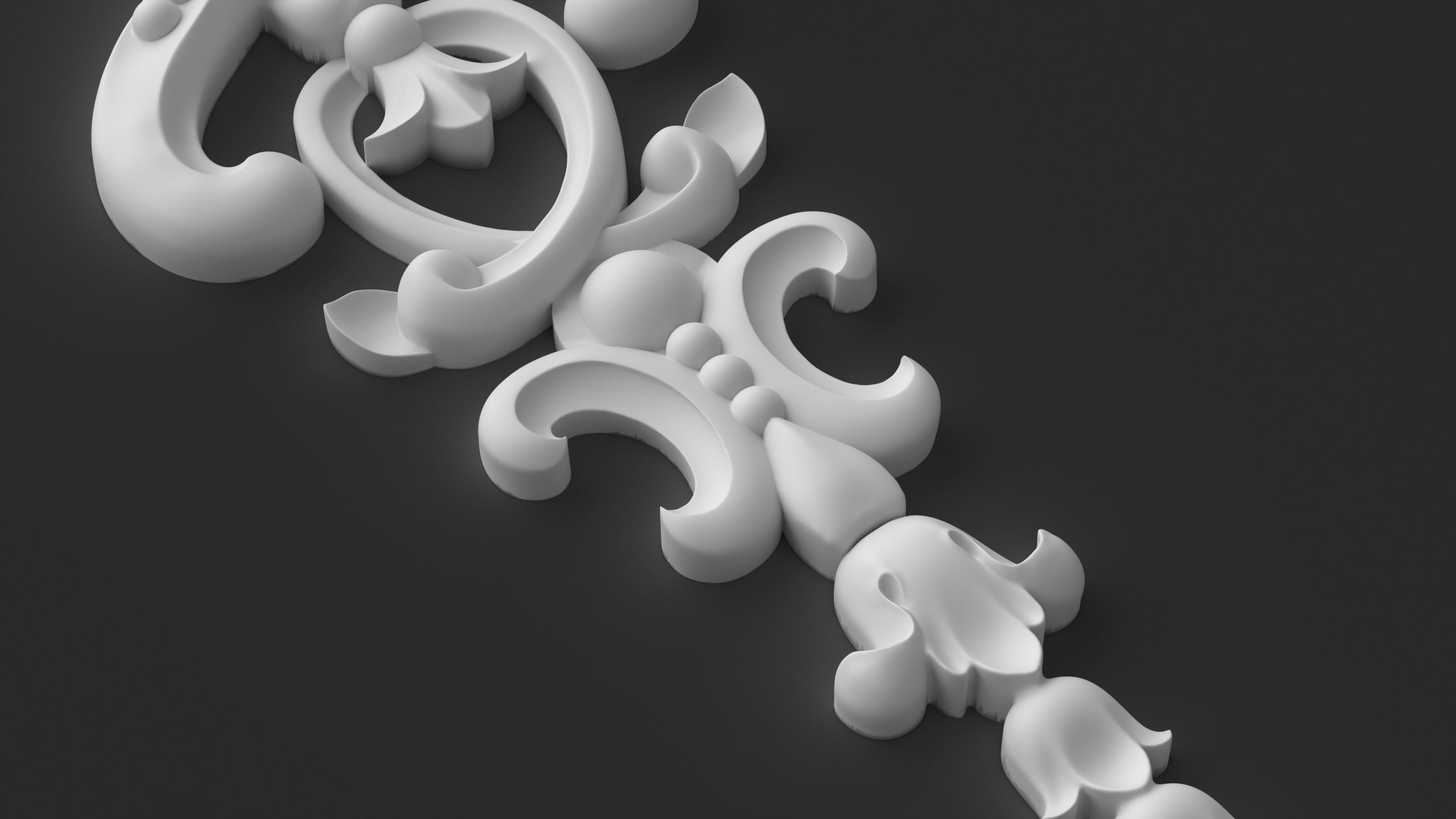 CNC item 5 Sculpted Ornament Pack Vol 7 3D print model_1