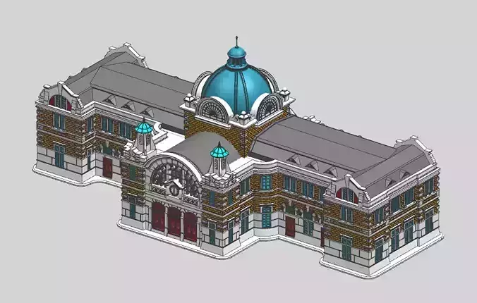 Seoul Station - old 3D print model