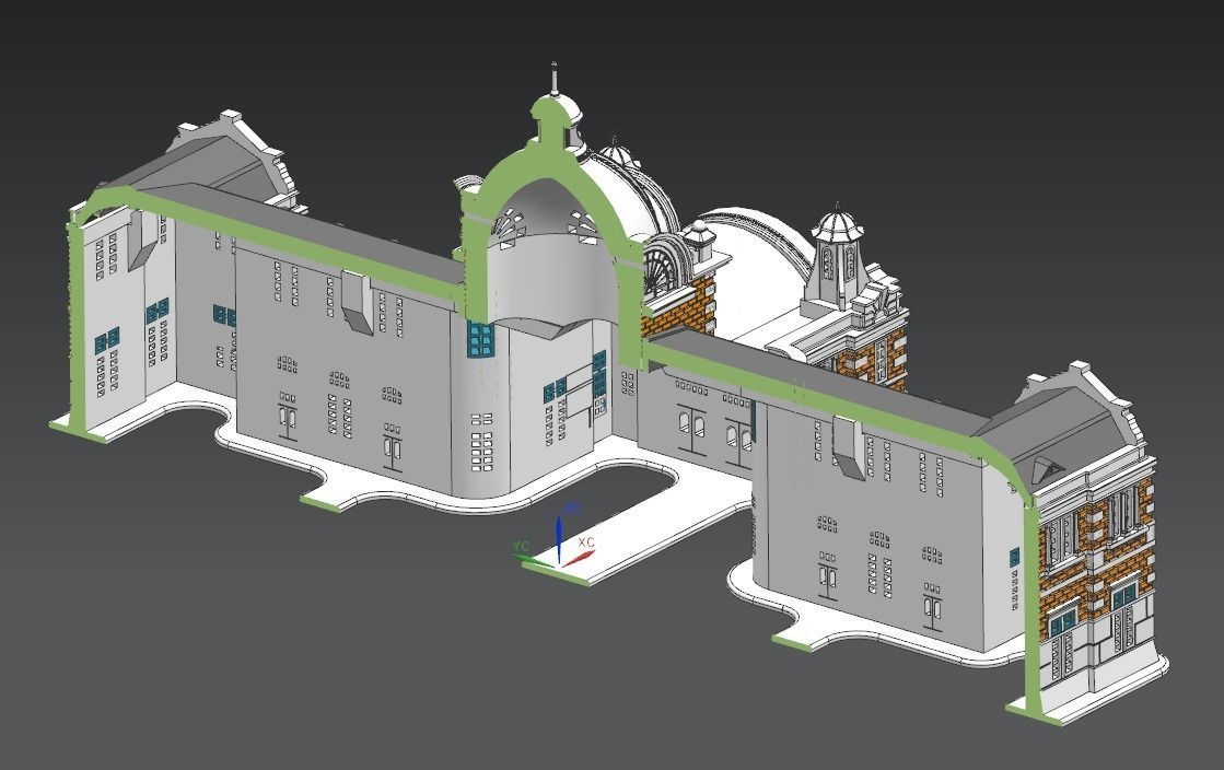 Seoul Station - old 3D print model_2