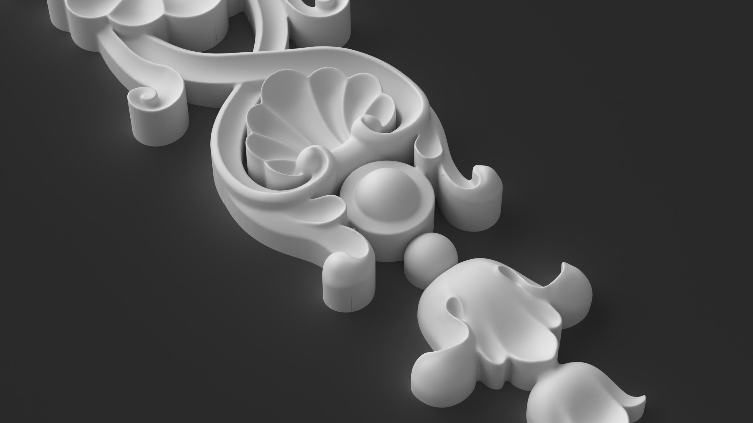 CNC item 2 Sculpted Ornament Pack Vol 7 3D print model_1