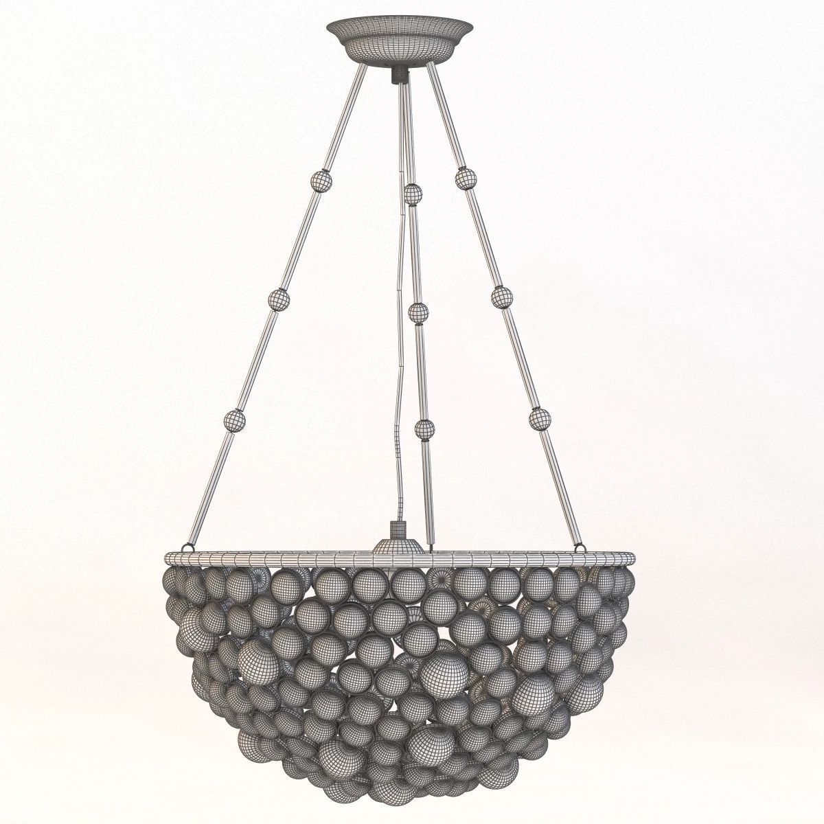 Emily Todhunter Oyster 36 Chandelier 3D model_1