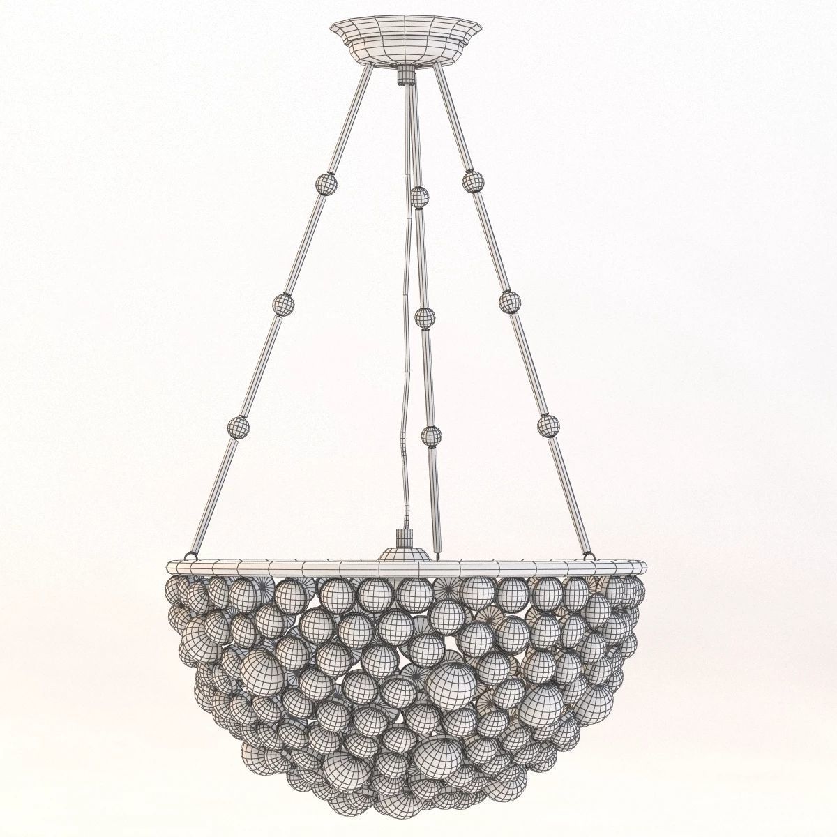Emily Todhunter Oyster 36 Chandelier 3D model_2
