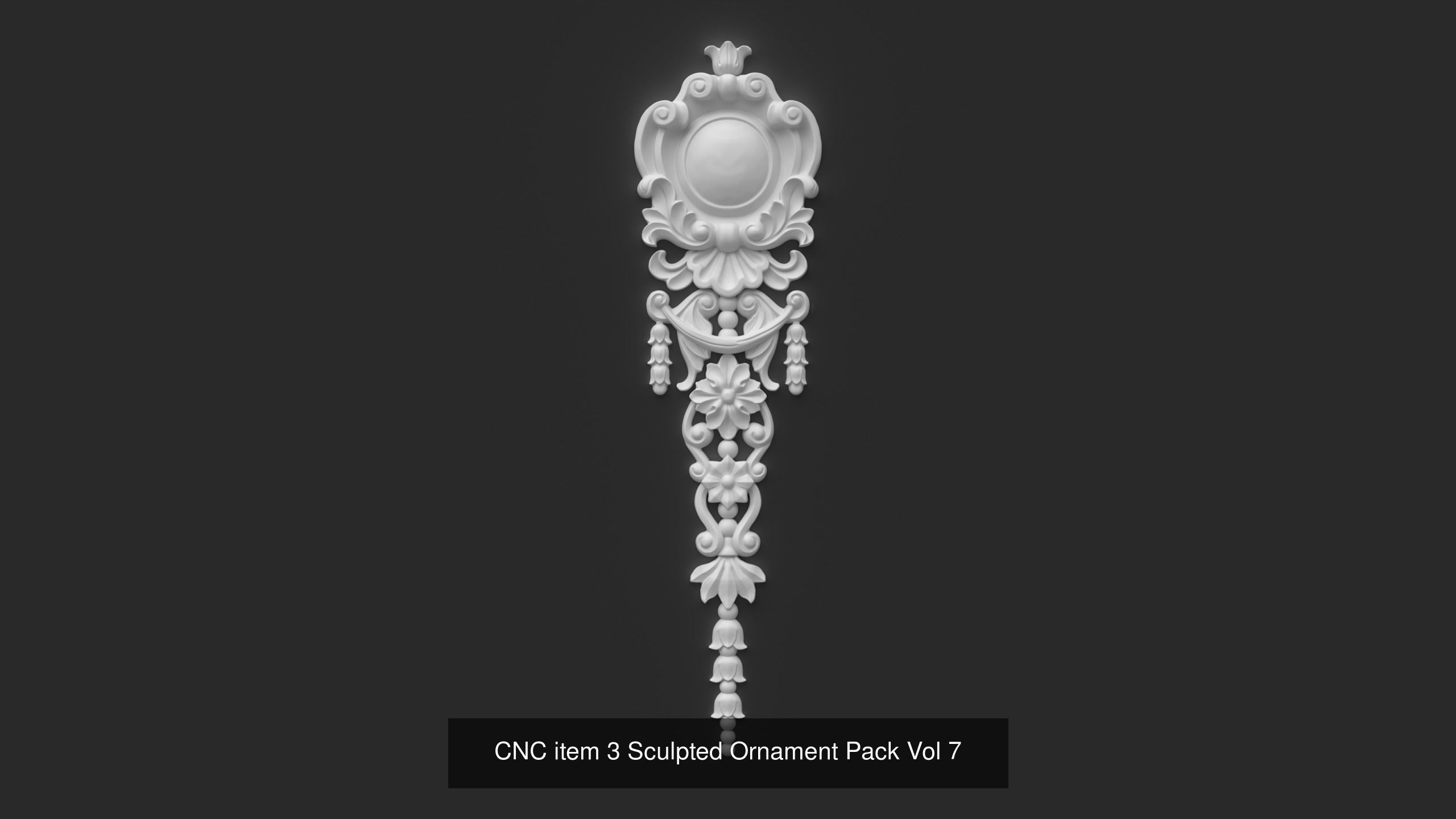 CNC Sculpted Ornament Pack VOL 7 3D Model Collection_3