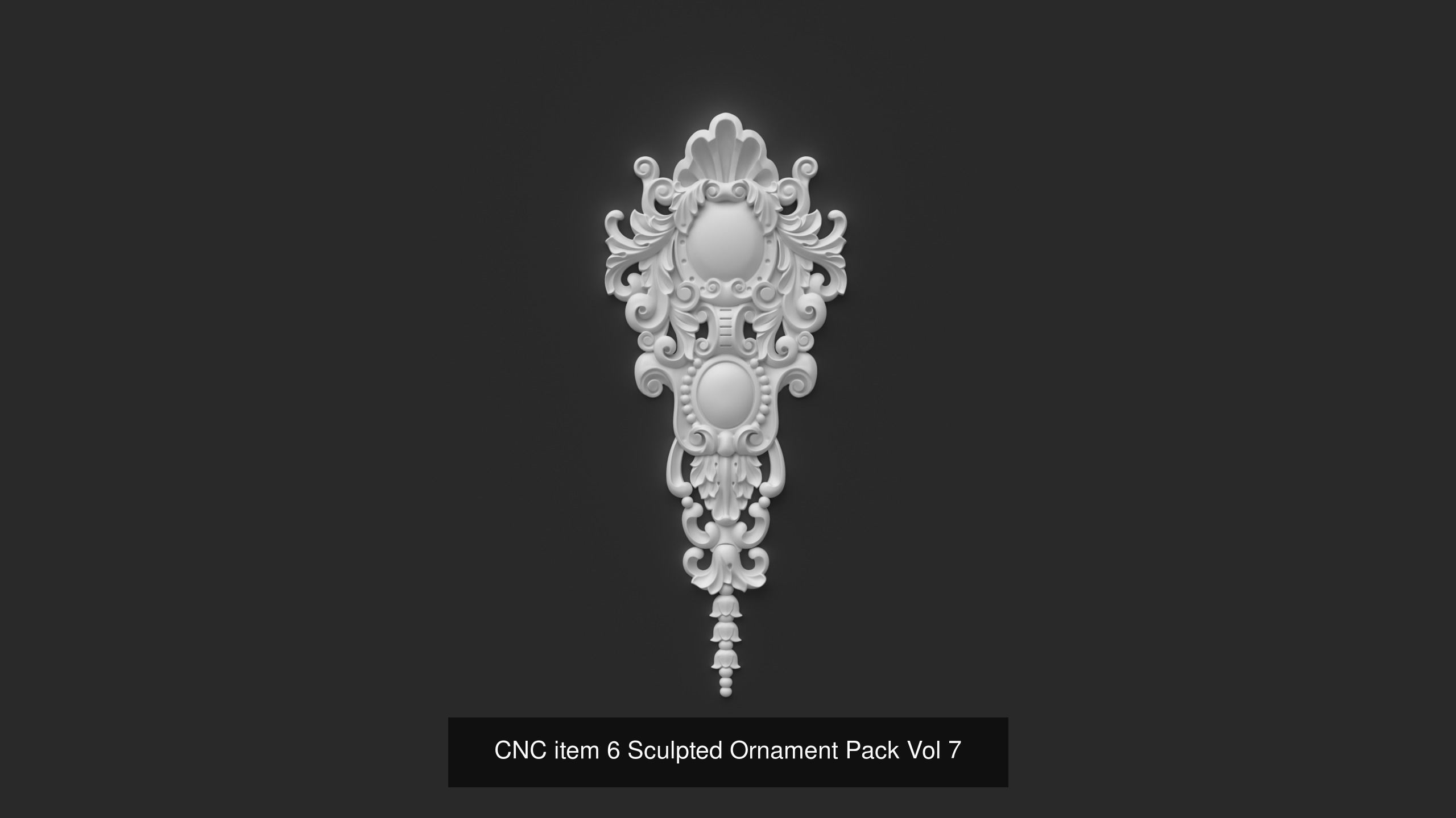 CNC Sculpted Ornament Pack VOL 7 3D Model Collection_1