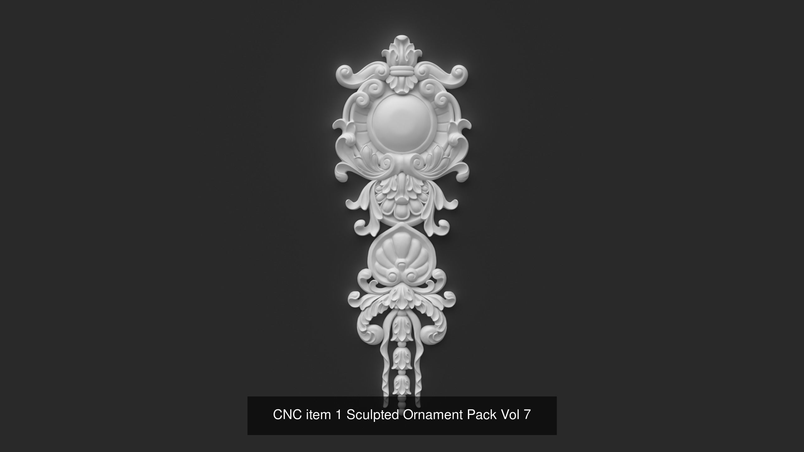 CNC Sculpted Ornament Pack VOL 7 3D Model Collection_5