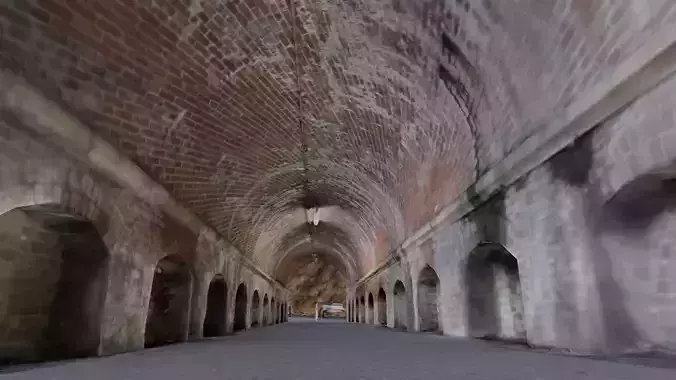 Spiral Brick Tunnel