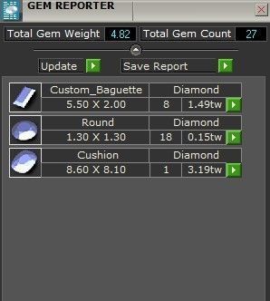 Round stone diamond ring 2252 3D print model 3D print model_8